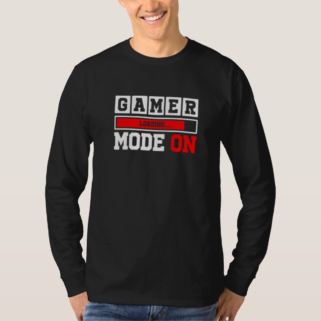 Spelarläge vid inläsning av Pub-spelofferttypograf T Shirt (Framsida)