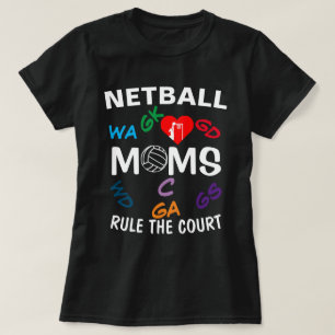 Spelarlägen Netball Morsa regel T Shirt