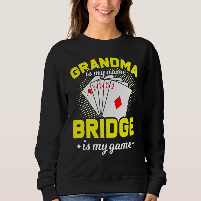 Spelarmormor för Bridge-kort T Shirt (Framsida)
