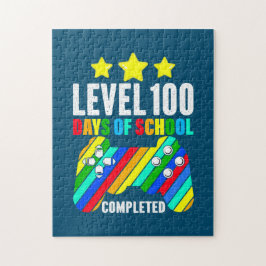 Spelarnivå 100 skoldagar avslutad pussel