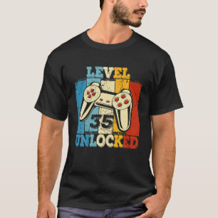 Spelarnivå 35 Olåst komplett spelkontroll T Shirt