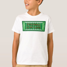 Spelarnummer för fotbollsspelare Fält BACKSIDE Grö T Shirt