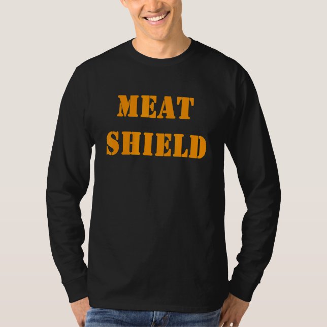 Spelarnummer för kött för alfanumeriker 6 t shirt (Framsida)
