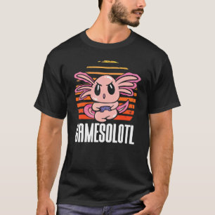 Spelarolotl Axolotl Spelar videospel T Shirt