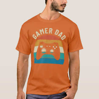 Spelarpappa TV-spel Spelande Pappa Retro retro T Shirt