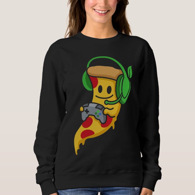Spelarpizza Videospel Rollig Mat Män Pojkar Barn T Shirt (Framsida)