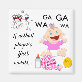 Spelarpositioner - den aktade fina Netball-offerte Magnet