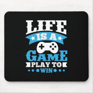Spelarpresentens liv är ett spel musmatta