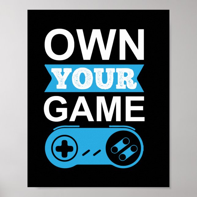 Spelarpresentet äger ditt spel poster (Framsidan)