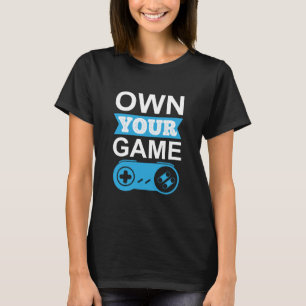 Spelarpresentet äger ditt spel t shirt