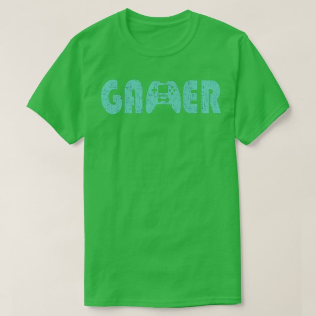 Spelarspel, Grönt T Shirt (Design framsida)