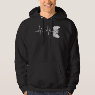 Spelarspel Heartslag Videospel Hoodie