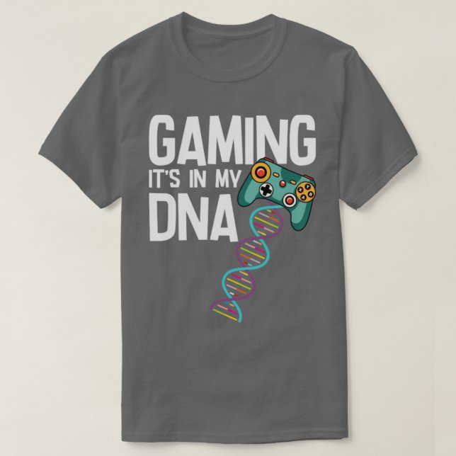 Spelarspel i mitt DNA T Shirt (Design framsida)
