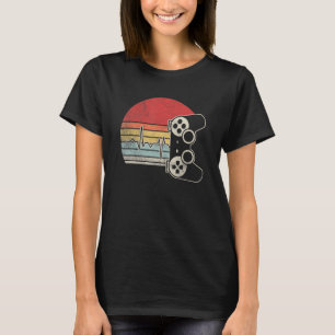 Spelarspel i vintage Retro Heartplay videospel E T Shirt