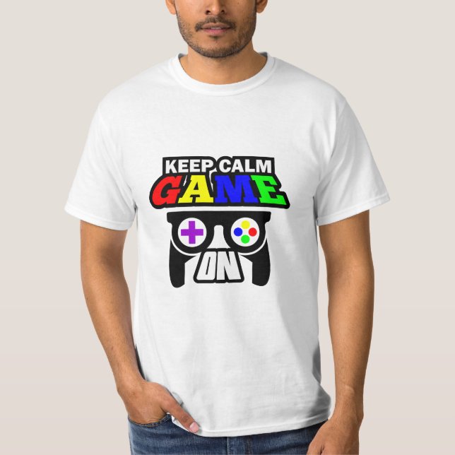 Spelarspel på Lugn av spelarpresentationsprogram f T Shirt (Framsida)