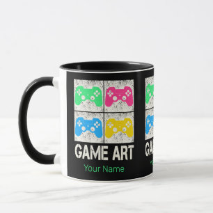 SpelArt-Vintage Gamepad Retro Controller-spelare Mugg