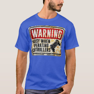 Spelarvarning vid användning av styrenheter t shirt