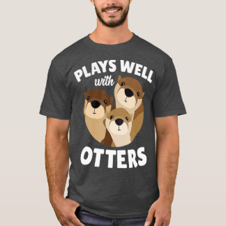 Spelas väl med Otters fina Otter Pun Gift T Shirt