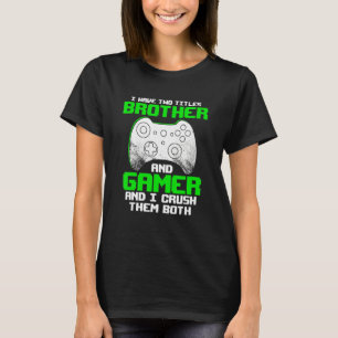 Spelboys Brother Tonåringar spel för spelvideospel T Shirt