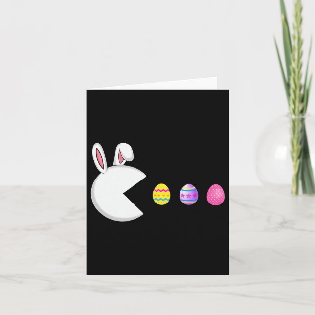 Spelbunny Eggs Påsk Gamer Kids Boys Manar Gaming Kort (Framsida)