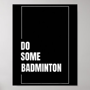 Spelchalle för dynamisk Badminton Shuttle Racket S Poster