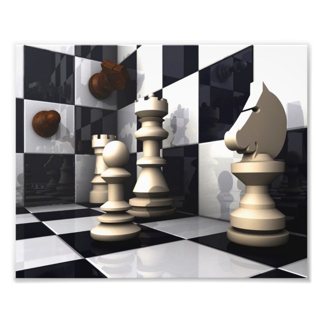 Spelchess Stil Fototryck (Framsidan)