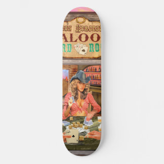 Speldaddel av det gyllene hästskorna mini skateboard bräda 18,5 cm