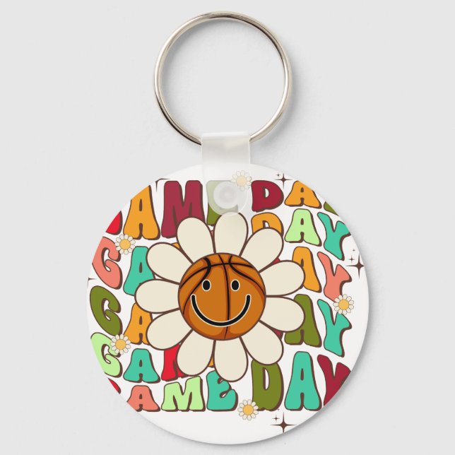 speldag, retro, vintage nyckelring (Framsida)