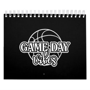 Speldag Vibes design för basket Älskare Kalender