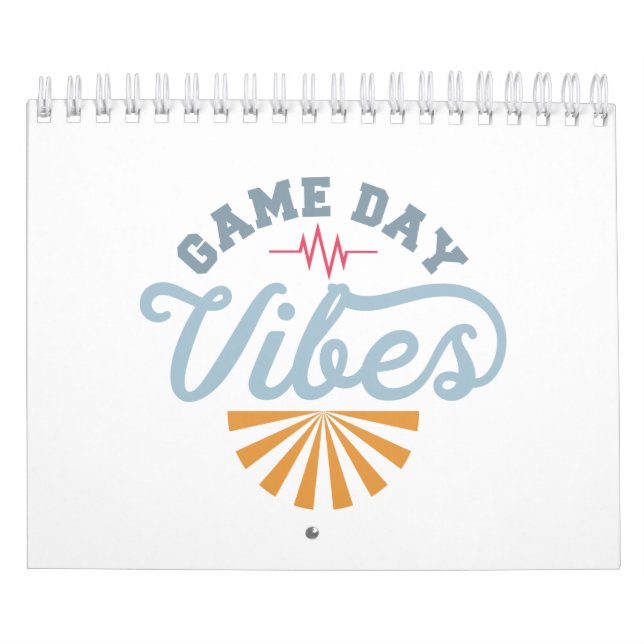 Speldag Vibes-sport för flickor Kalender (Omslag)