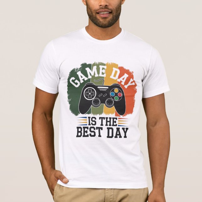 Speldagen är den bästa dagen - T-Shirt för Sportfa (Framsida)