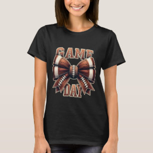 Speldagen för det amerikanska fotbollsäsong i Coqu T Shirt