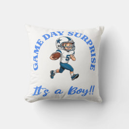 Speldagen Förvåning för fotboll Älskare är en pojk Kudde