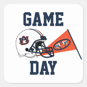 Speldagen i Auburn Universiteten Fyrkantigt Klistermärke
