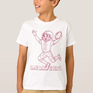 Speldagsenergi! Football Player Kids’ T-Shirt