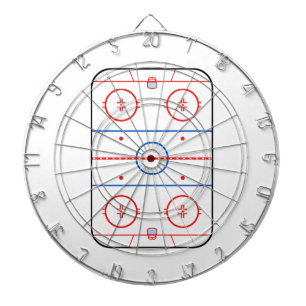 Speldesign för Ice Rink Diagram Hockey-spel Piltavla