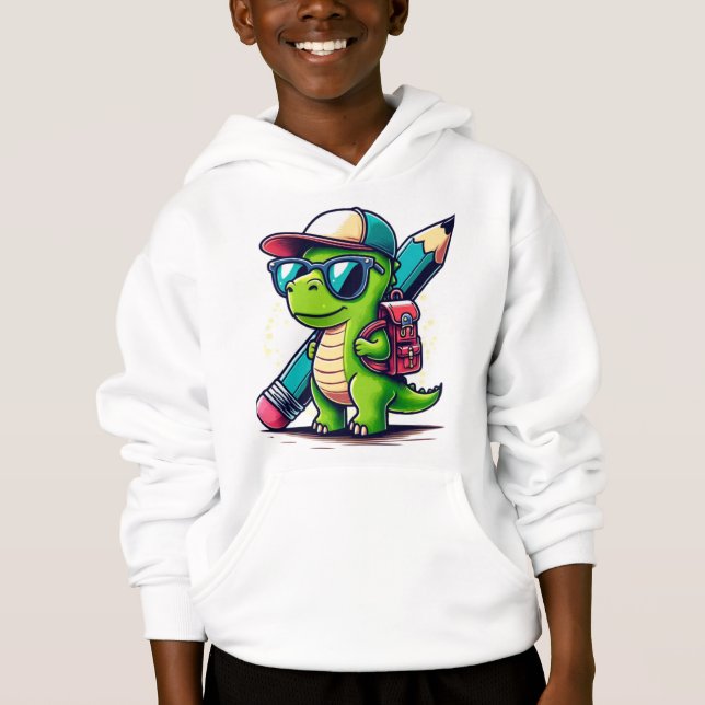 Speldoft med penna och ryggsäck t shirt (Framsida)