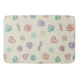 Speldörrar för örter, punkter och Vågigt Linjer Badrumsmatta