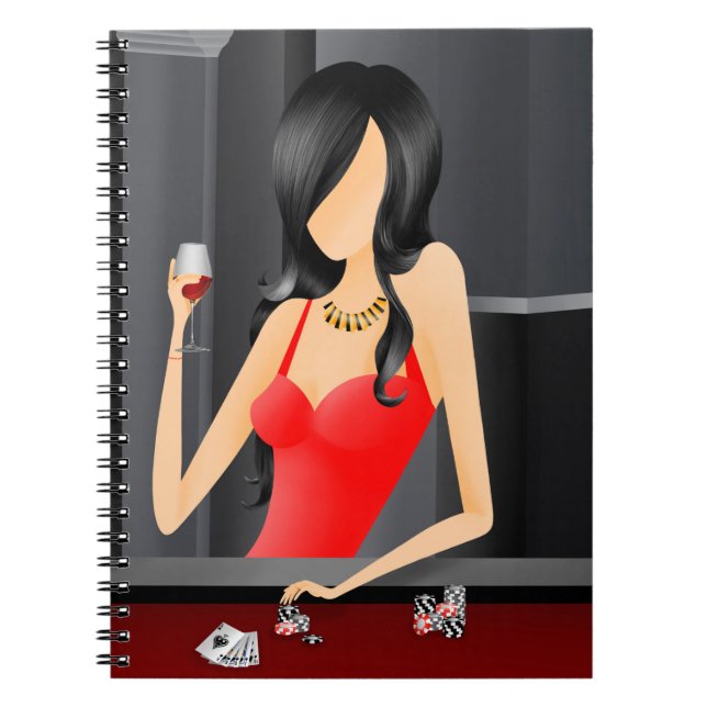 Speldrottning - Las Vegas Casino Anteckningsbok (Framsidan)