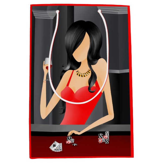 Speldrottning - Las Vegas Glossy-presentpåse (Framsidan)