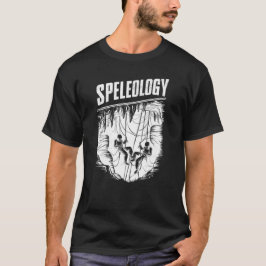 Speleologi Cave Äventyr - grottprospektering T Shirt