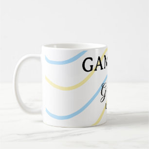 Spelet är igång lägg till parnamn bröllopsfest pla kaffemugg