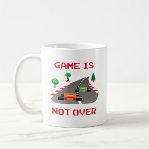 Spelet är inte överst i bildspel kaffemugg