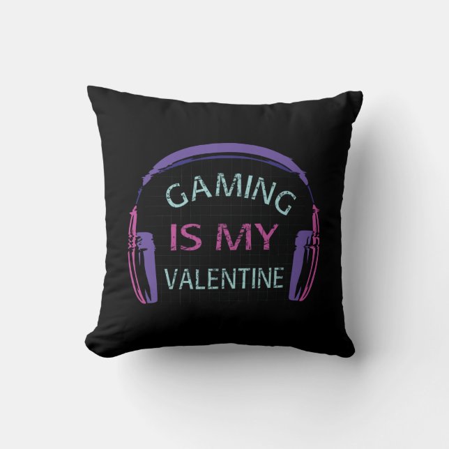 Spelet är min Valentine Kudde (Framsida)