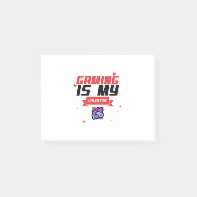 Spelet är min Valentine Post-it Block (Framsida)