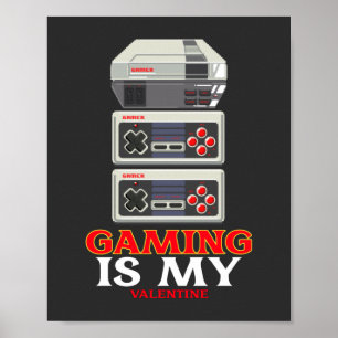 Spelet är mina Valentineser Poster