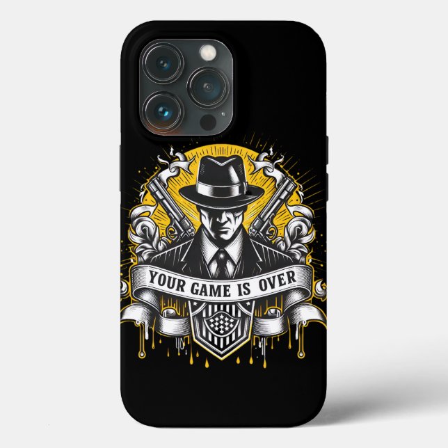 Spelet är över maffian iPhone/iPad-väskan (Baksida )