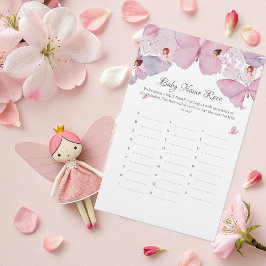 Spelet baby Namn Tävling - Magic Fairy Baby Shower