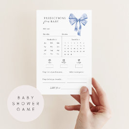 Spelet Baby Predictions and Advice Baby Shower (fö