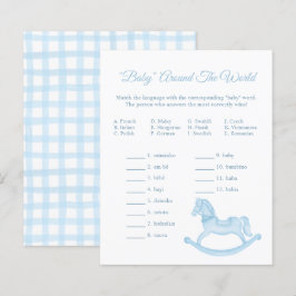 Spelet Baby Värld runt - blåstödsaktivitet